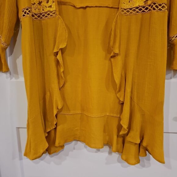 Entro Kimono Mustard Gold - Picture 6 of 9